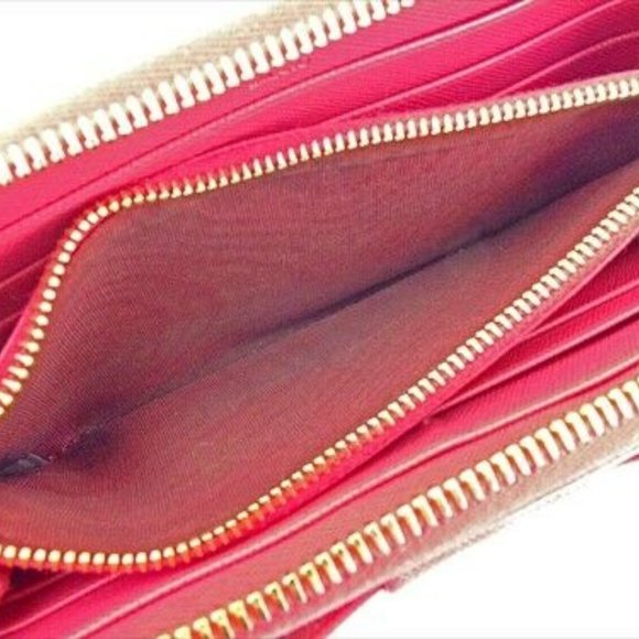 Prada Long Wallet Pink leather Woman Authentic Used - Picture 5 of 8